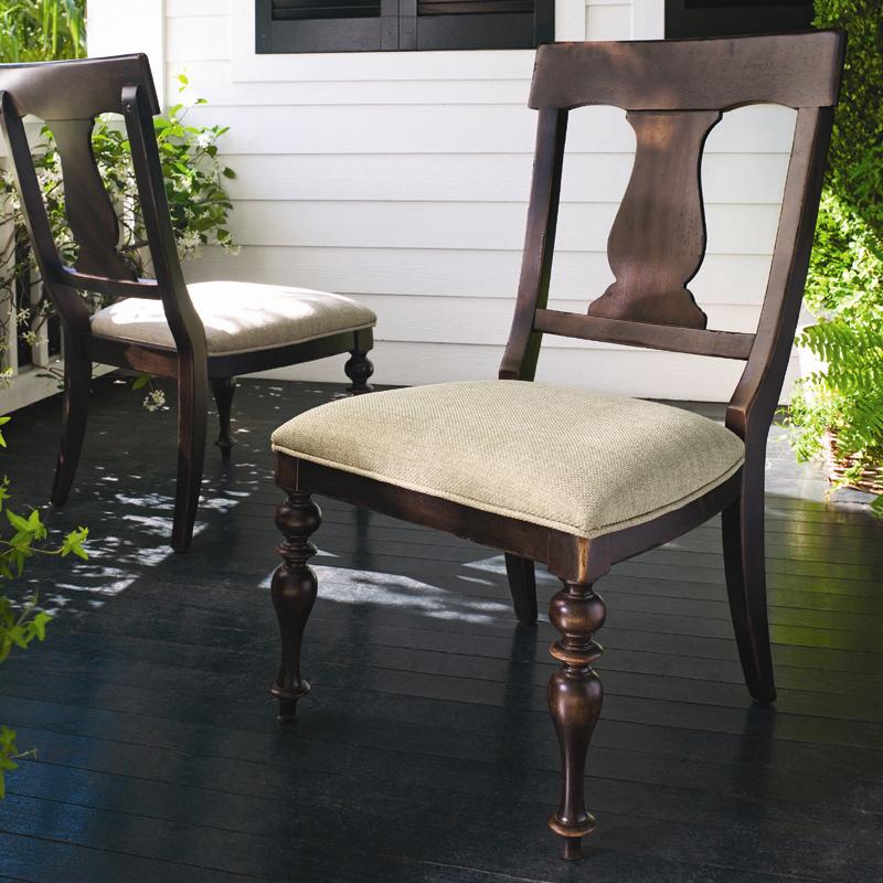 Paula Deen by Universal Home 932632RTA Paula's Dining Side Chair with Upholstered Seat Baer's